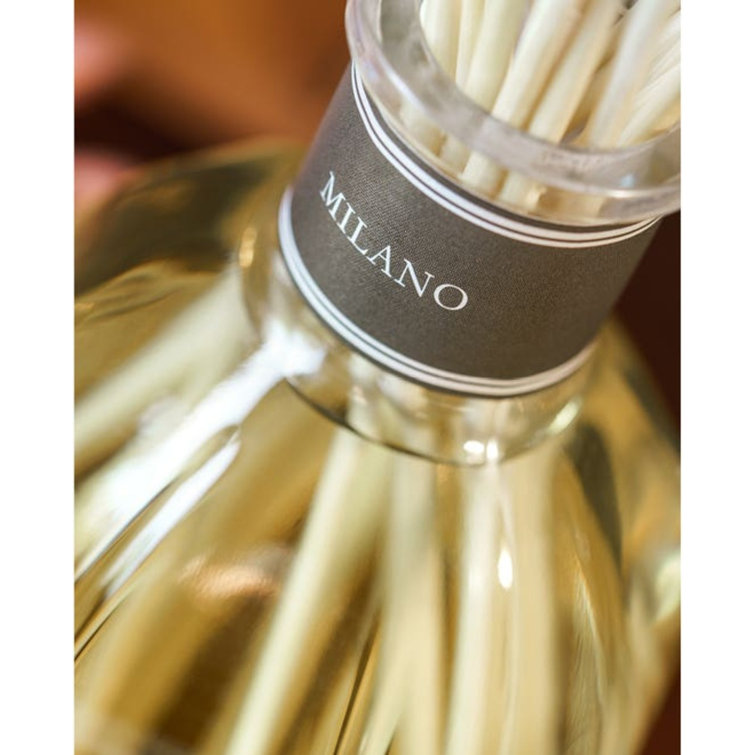 Clear Glass Reed Diffuser with Woody Warm Spicy Fragrance