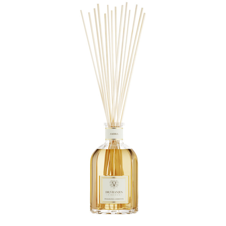 Clear Glass Traditional Reed Diffuser with Warm Spicy Fragrance