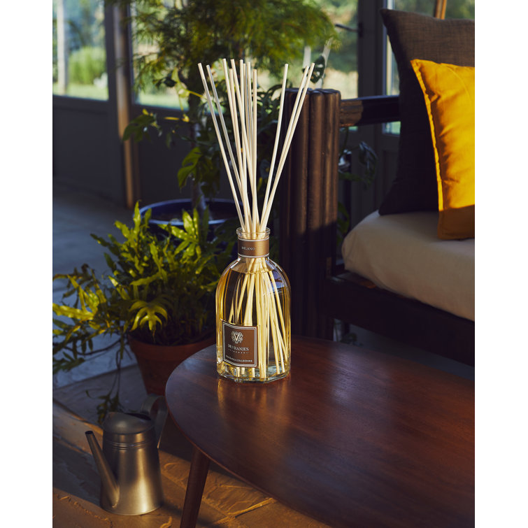 Clear Glass Reed Diffuser with Woody Warm Spicy Fragrance