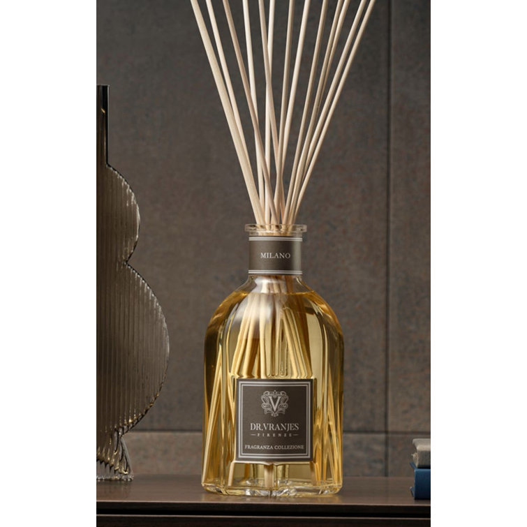 Clear Glass Reed Diffuser with Woody Warm Spicy Fragrance