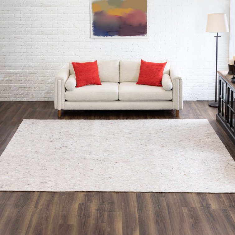 Gray 108" x 72" Felt Cushioning Rug Pad