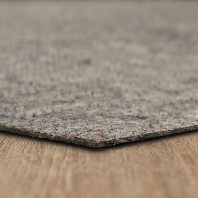 Eco-Friendly Gray Pet-Proof Cushioned Rug Pad 4'x6'