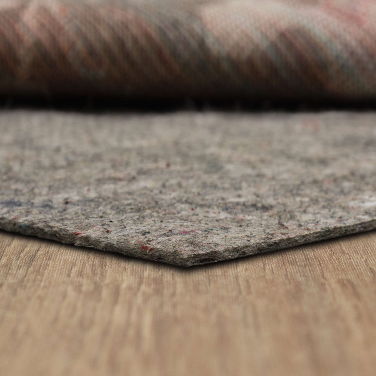 Eco-Friendly Gray Pet-Proof Cushioned Rug Pad 4'x6'