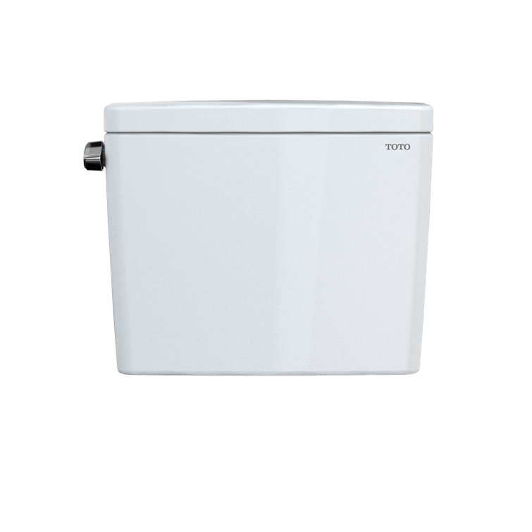Cotton White Modern High Efficiency Toilet Tank