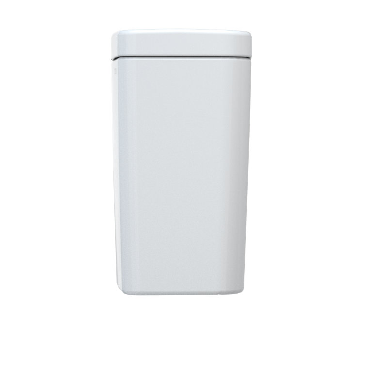 Cotton White Modern High Efficiency Toilet Tank
