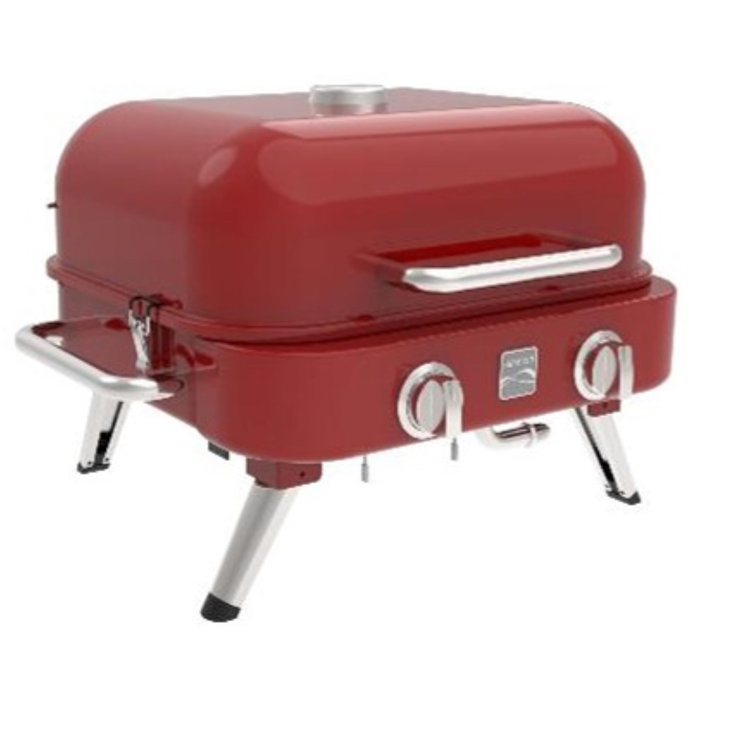 Kenmore Red 2-Burner Portable Tabletop Propane Gas Grill
