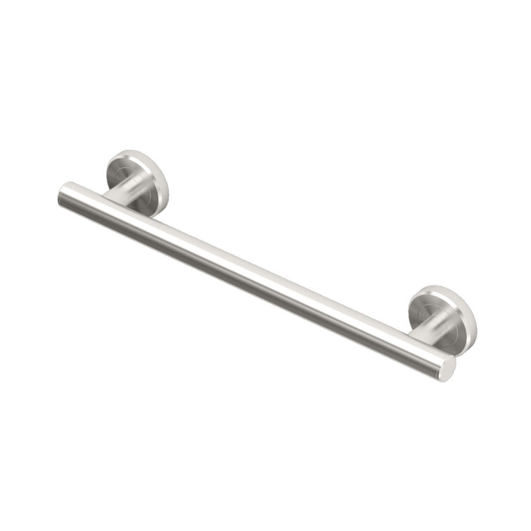 12-Inch Satin Nickel Wall Mounted Stainless Steel Grab Bar