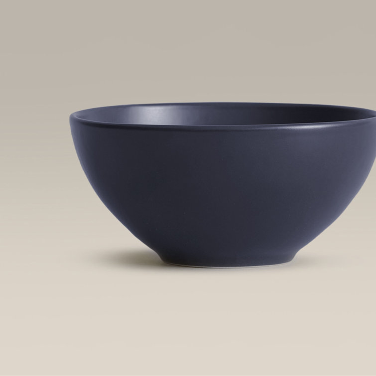 Midnight Blue Ceramic Microwave Safe Serving Bowl