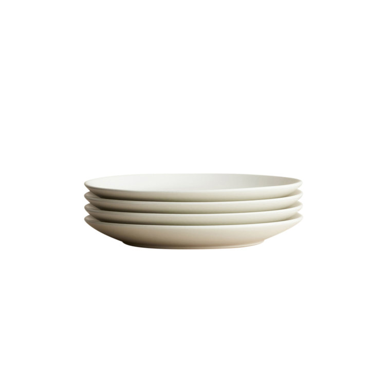 Moon Ceramic Microwave-Safe Salad/Dessert Plates, Set of 4
