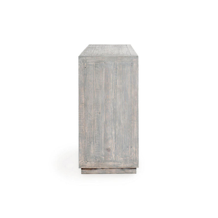 Chandler 86" Reclaimed Pine Wood Antique Blue Sideboard