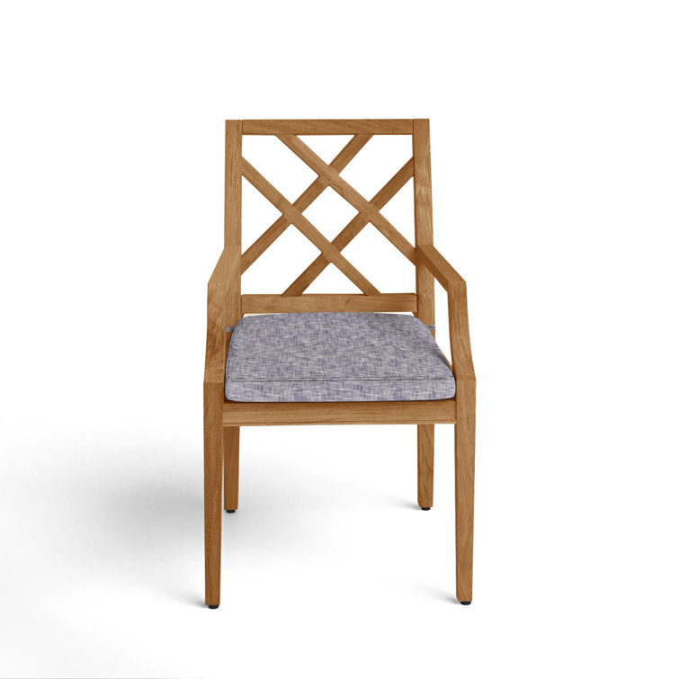 Haley Patio Dining Armchair with Cushions