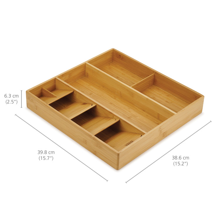 Joseph Joseph DrawerStore Bamboo Cutlery, Utensil & Gadget Organizer