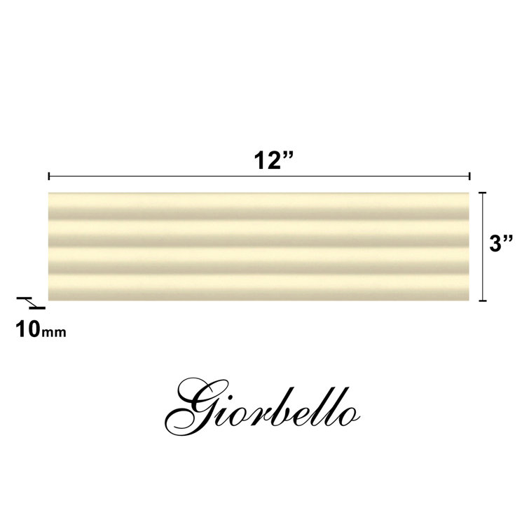 Off-White Rectified Matte Ceramic Subway Wall Tile