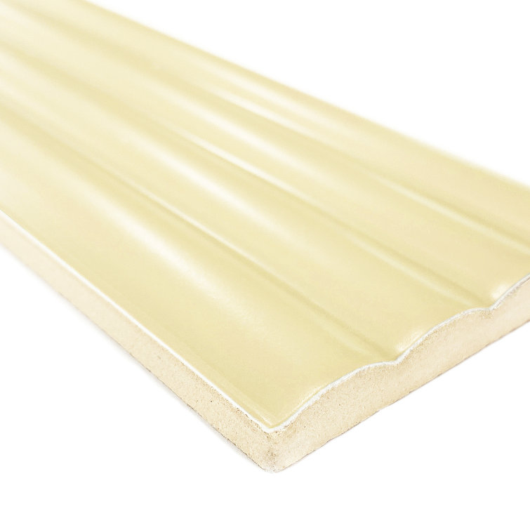 Off-White Rectified Matte Ceramic Subway Wall Tile