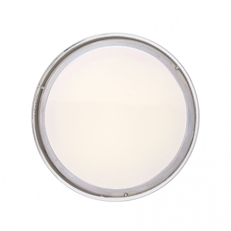 Pi Sleek Black Aluminum 15" LED Outdoor Flush Mount