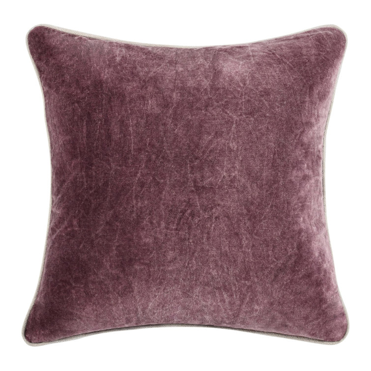Harriet Green Velvet 18" Square Throw Pillow