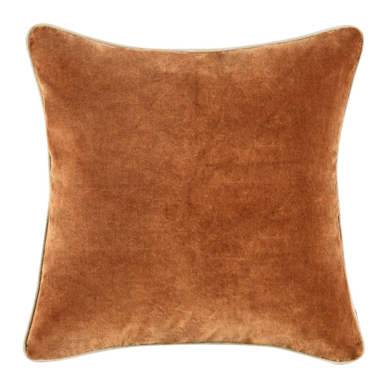 Harriet Green Velvet 18" Square Throw Pillow