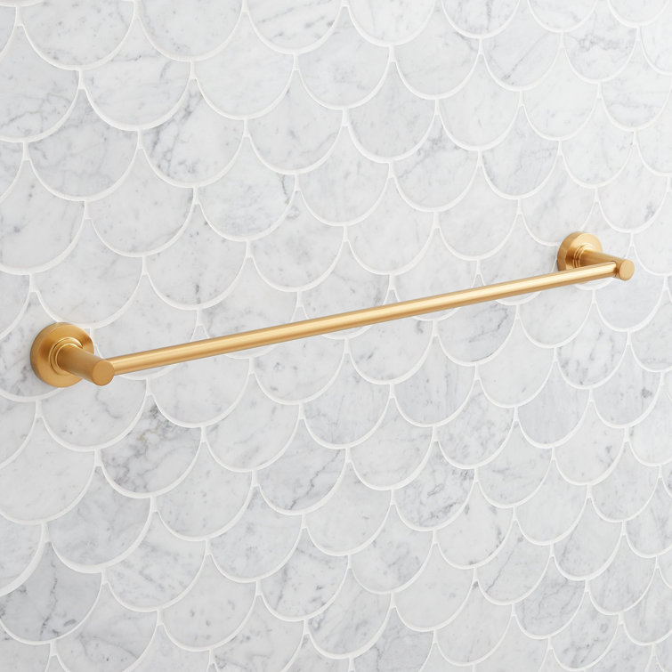 Lexia 26'' Brushed Gold Wall Mounted Towel Bar