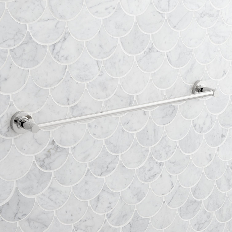 Lexia 26" Chrome Wall Mounted Single Towel Bar