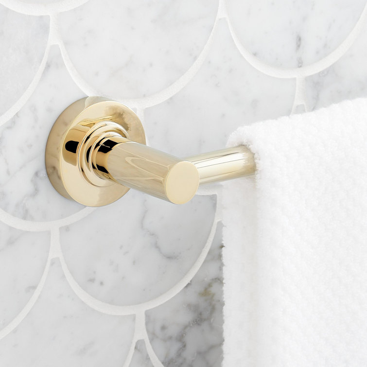 Lexia 26'' Polished Brass Wall Mounted Towel Bar