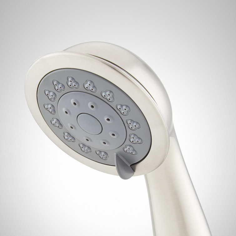 Brushed Nickel Deck Mounted Roman Tub Faucet with Handshower
