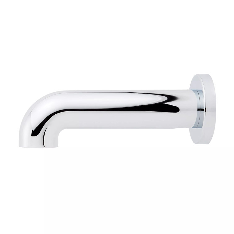Lexia 6-7/8" Chrome Wall Mounted Tub Spout