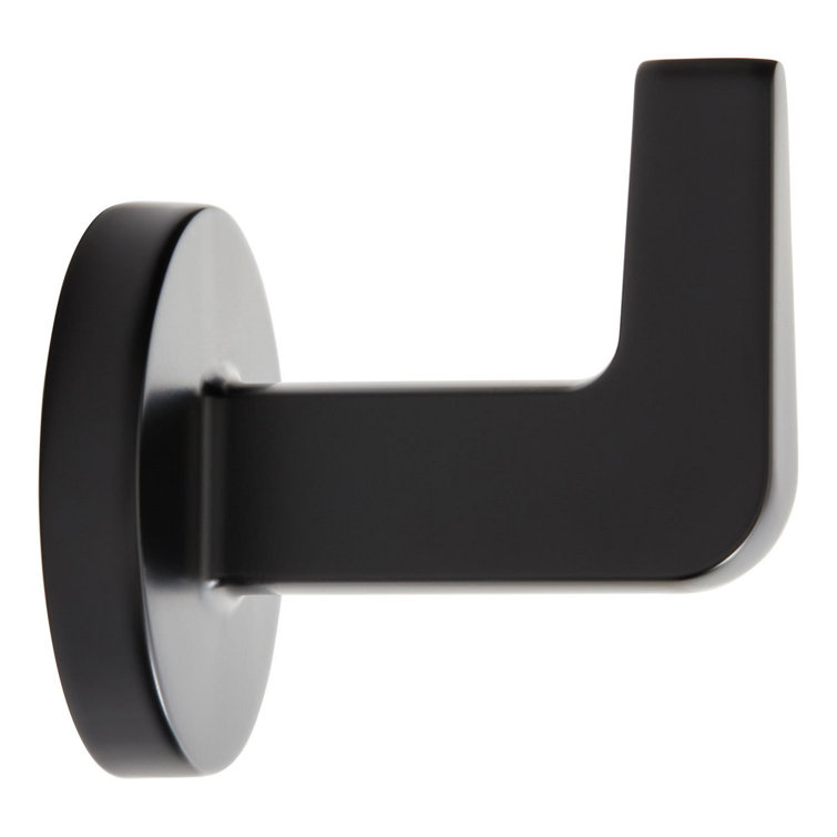 Matte Black Metal Wall Mounted Robe Hook
