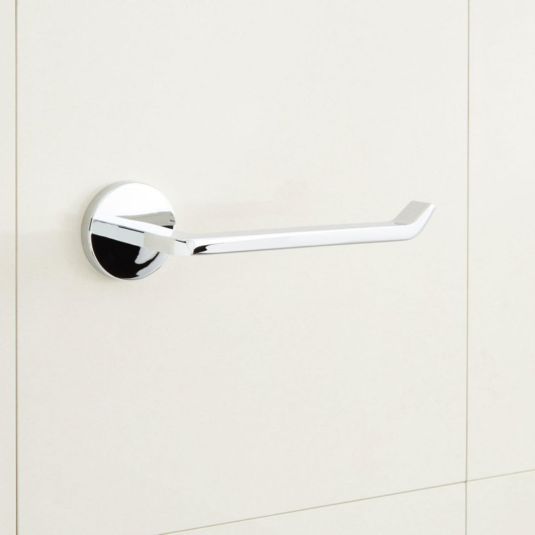 Drea Chrome Wall Mounted Metal Toilet Paper Holder