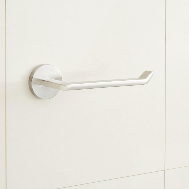 Brushed Nickel Wall Mounted Spring-Free Toilet Paper Holder
