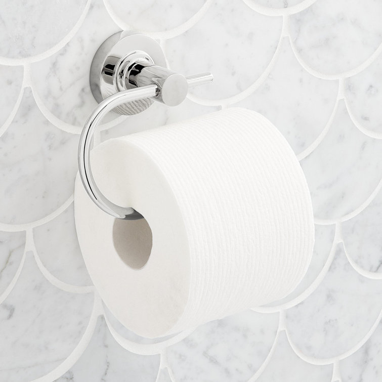 Lexia Chrome Wall Mounted Euro Toilet Paper Holder
