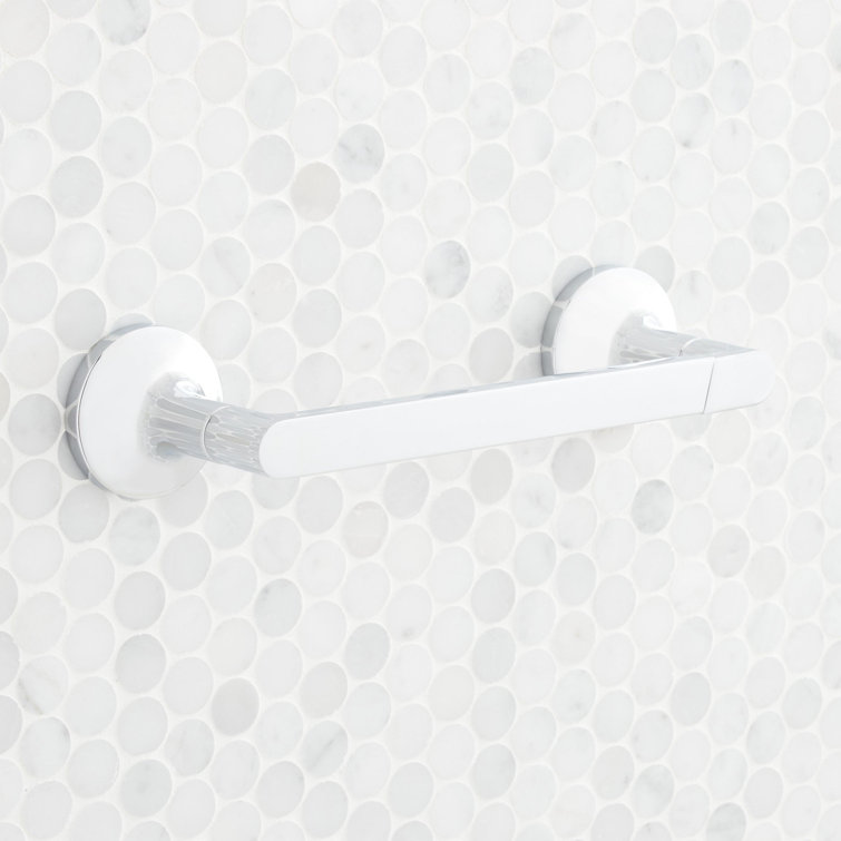 Chrome Wall Mounted Pivoting Toilet Paper Holder
