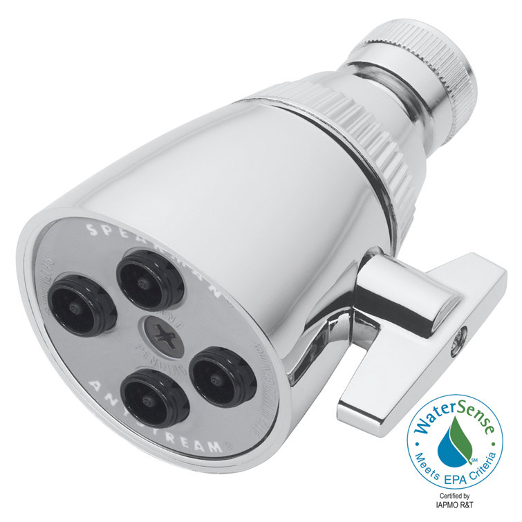 Polished Chrome Adjustable Multi-Function Shower Head
