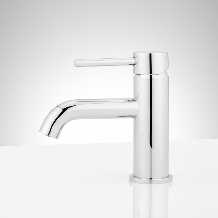 Lexia Chrome Single Hole Bathroom Faucet with Lever Handle