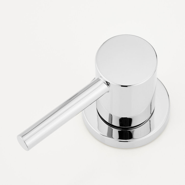 Lexia Chrome Modern Widespread Bathroom Faucet with Lever Handles