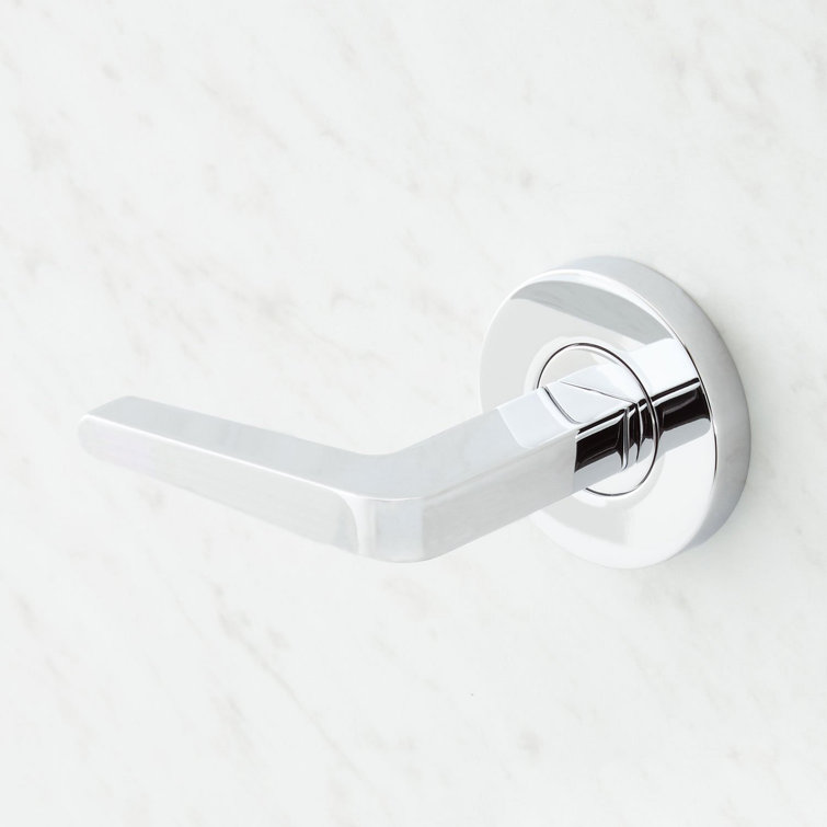 Chrome Wall Mounted Widespread Bathroom Faucet with Lever Handles