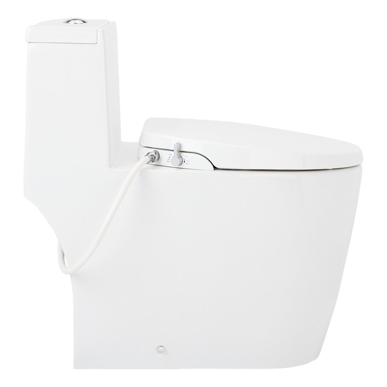 Sitka White Porcelain High Efficiency Elongated Toilet