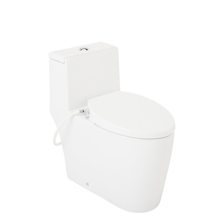 Sitka White Porcelain High Efficiency Elongated Toilet