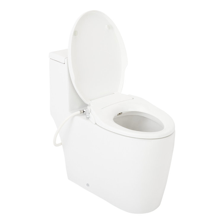Sitka White Porcelain High Efficiency Elongated Toilet