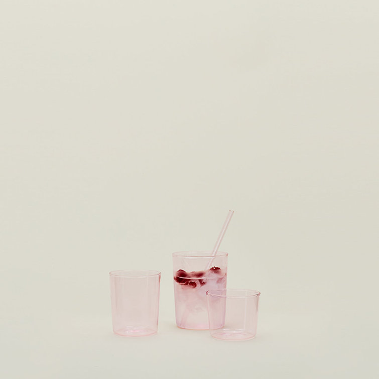 Blush Borosilicate Glassware Set of 4 - Small