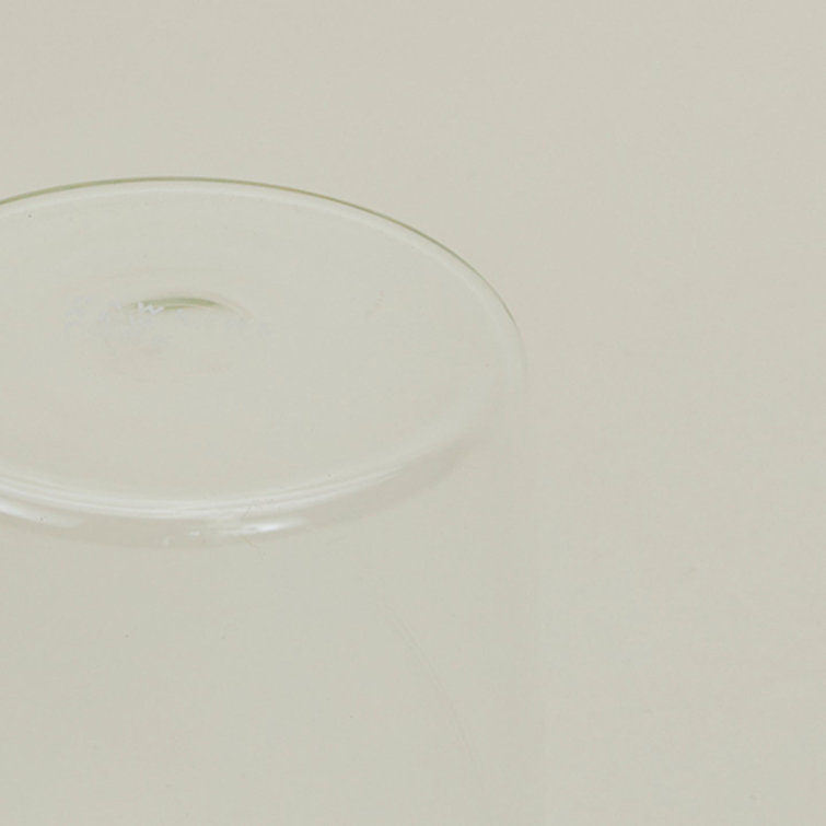 Clear Borosilicate Glass Small Tumbler Set, 6 oz Capacity