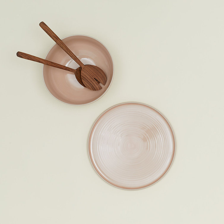 Blush Ceramic Microwave Safe Serving Bowl