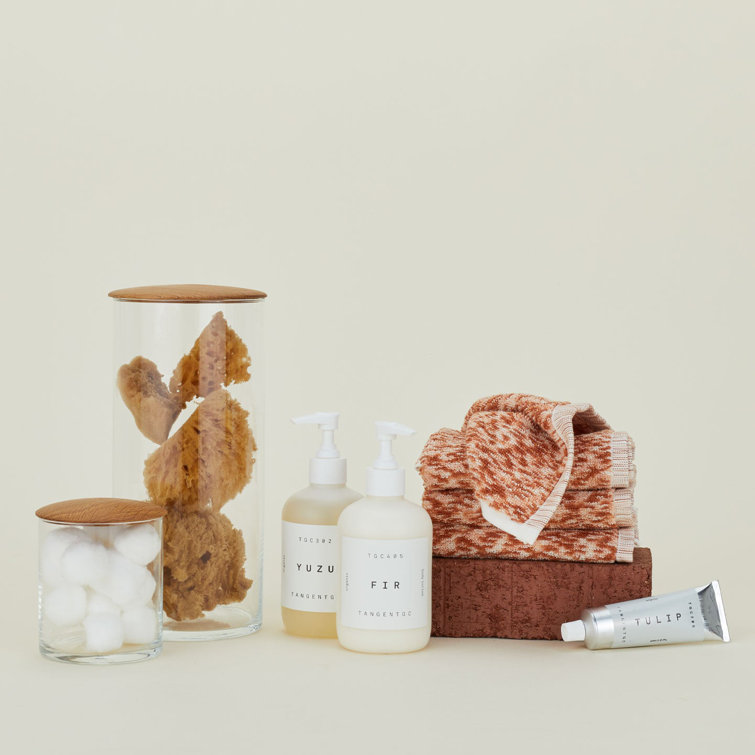 Blush and Terracotta Cotton Bath Towel Set