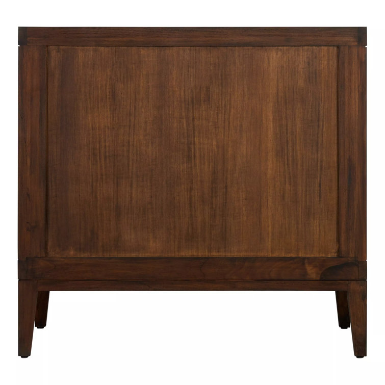 Aliso 36" Java Teak Vanity with Carrara Marble Top