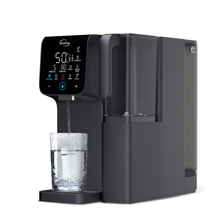 iSpring Black Hot and Cold Countertop Water Filtration System