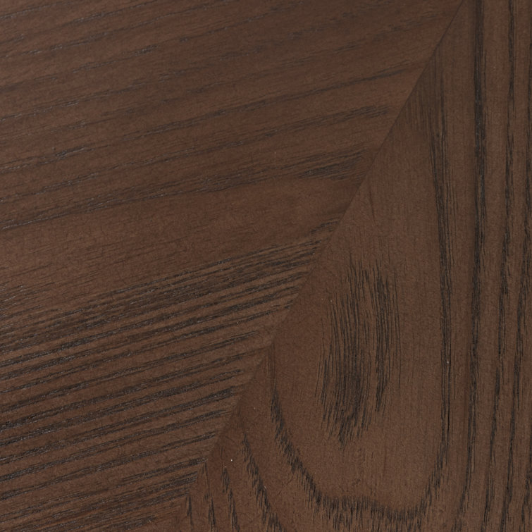 Heirloom Black Leather and Wood Handcrafted Accent Chair