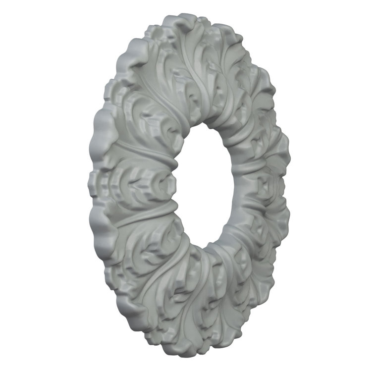 Janice Gray Circular Ceiling Medallion with Decorative Design