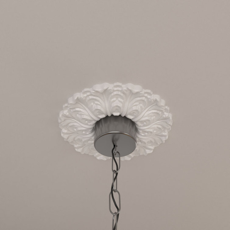 Janice Gray Circular Ceiling Medallion with Decorative Design