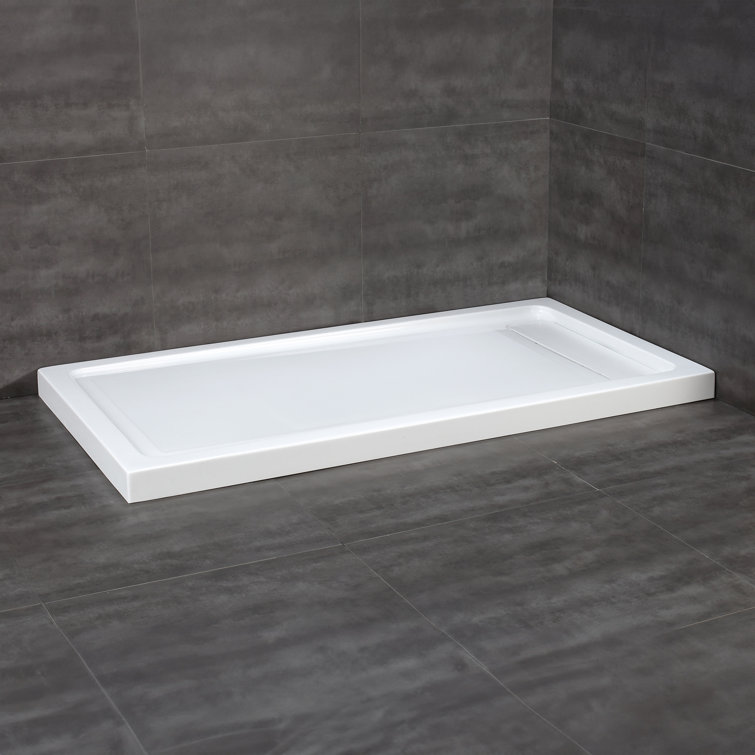 Bel 60" Matte Black and Clear Glass Frameless Sliding Shower Kit