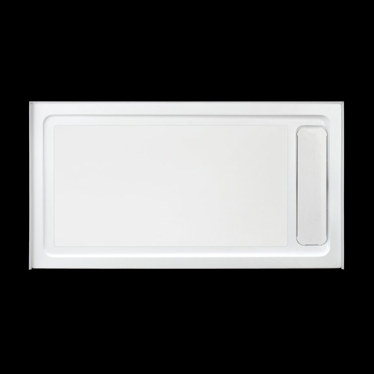 Bel 60" Matte Black and Clear Glass Frameless Sliding Shower Kit