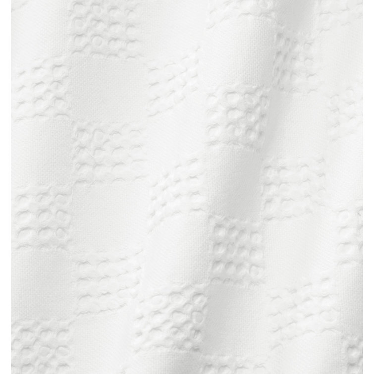 White Cotton Waffle Weave Kitchen Towel Set
